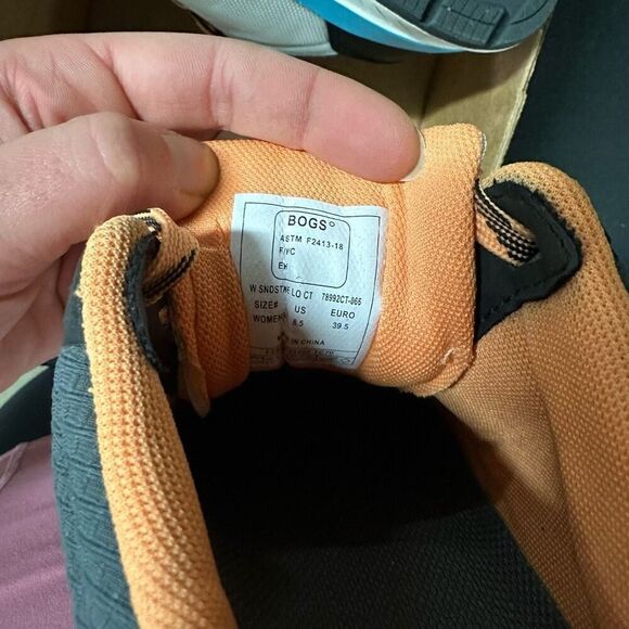 Bogs Sandstone Knit Low TR Safety Toe Work Sneakers 8.5 - Picture 6 of 7